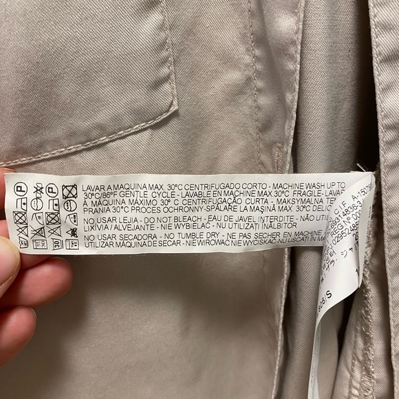 Zara Lyocell Button Down Shirt - Picture 7 of 7